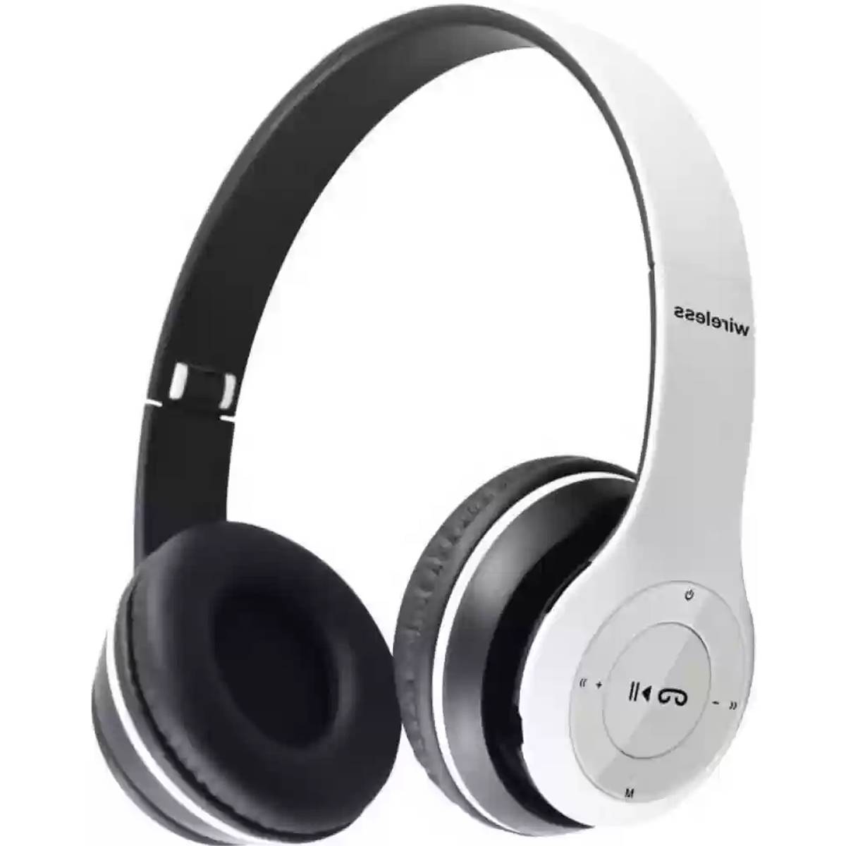 P47 Wireless Headset Bluetooth Foldable On-Ear Headphone (Connect with All Smart Cell Phones / Laptops / Computer Systems)